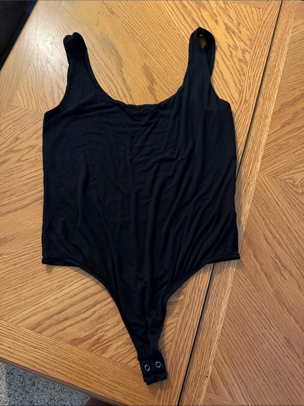 Express Black Scoop Neck Bodysuit